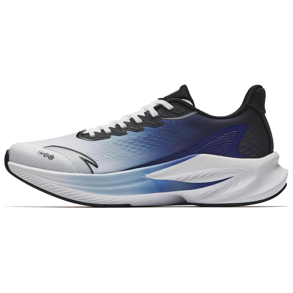 New Anta Anti-Slip And Wear-Resistant Lightweight Low-Top Casual Running Shoes Men's White Blue Black 912515511-4