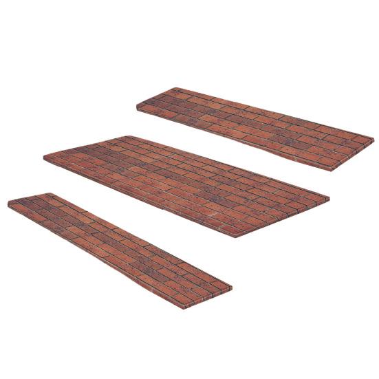 3 buc/set husă pentru masă și scaun de exterior imprimată impermeabilă cu bandă elastică anti-alunecare