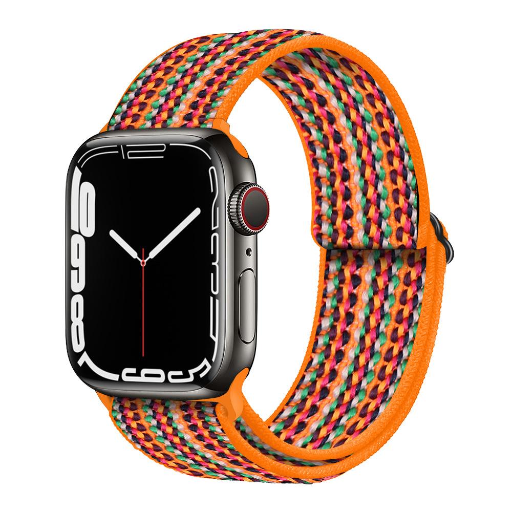Für Nylon Loop Strap für Apple Watch Band 44mm 40mm 45mm 49mm 41mm 42mm 38mm 44 45 mm Armband iWatch Serie Ultra 8 7 6 5 4 SE Band