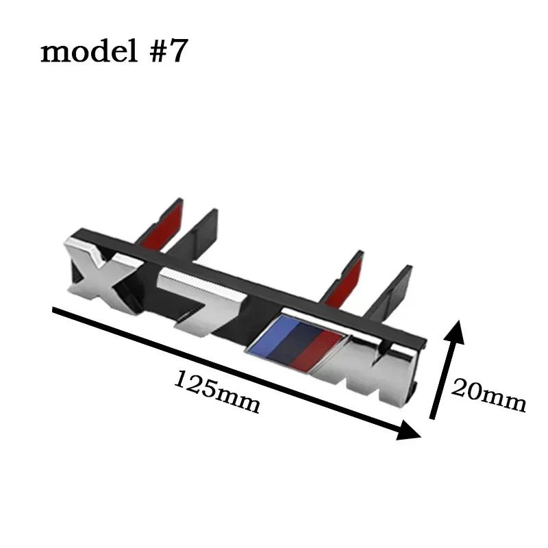 -BMW M Logo 3D Frontgrill Plakette Emblem Für X1 X2 X3 X4 X5 X6 X7 X8 E84 E83 F39 F10 F30 G11 G07 G80 G60 E60 E46 Auto Zubehör