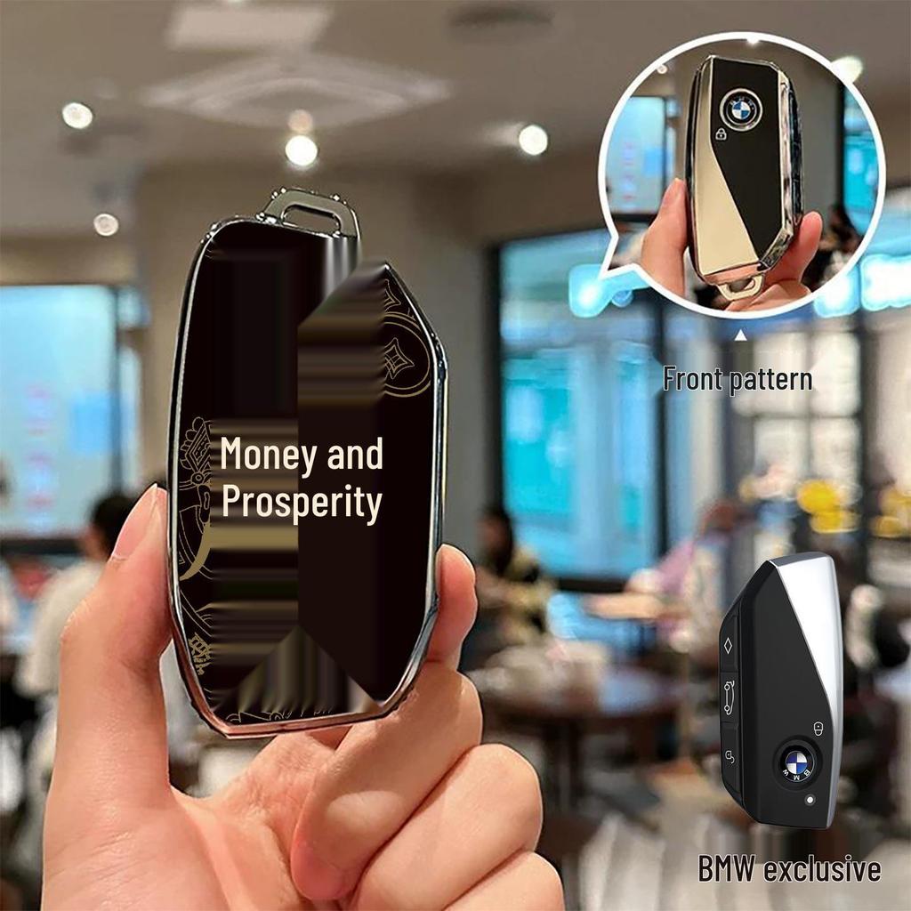 Compatible Key Covers for BMW 3, 5, 7 Series, X3, X5, X6, X7, I3, I5, Blade, 530, and 320li.
