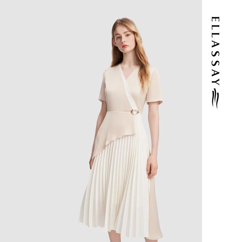 ELLASSAY Elegant Pleated Dress