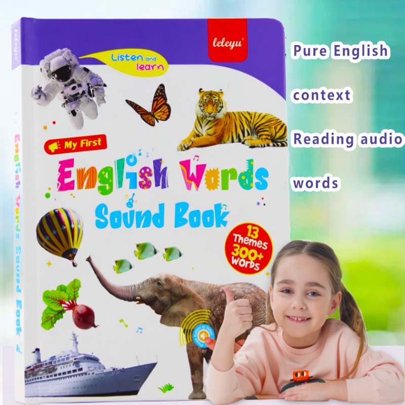 Cross-Border English Early Education Sound Book: Children s Word Learning Point-and-Read Machine