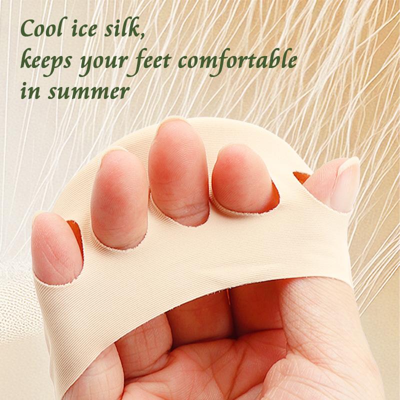 Five Toes Forefoot Pads High Heel Foot Care Half Insoles Calluses Corns Relief Feet Pain Massaging Toe Cushion Accessorie