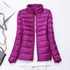 Price new light down jacket women's light short large size fashion light autumn and winter white duck down jacket