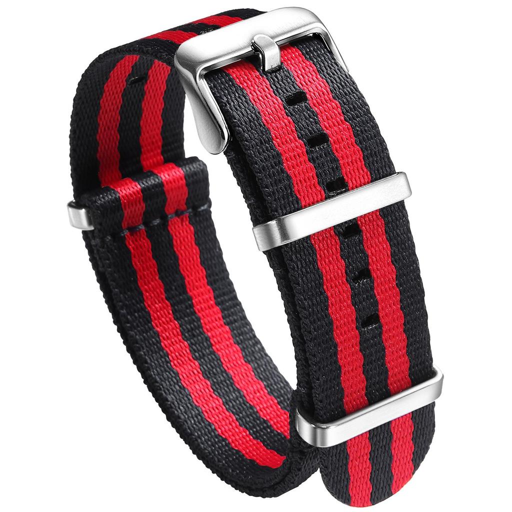 Timeless Twill Nylon Multi-color Strap - Waterproof, Lightweight & Durable 20mm/22mm Universal Fit