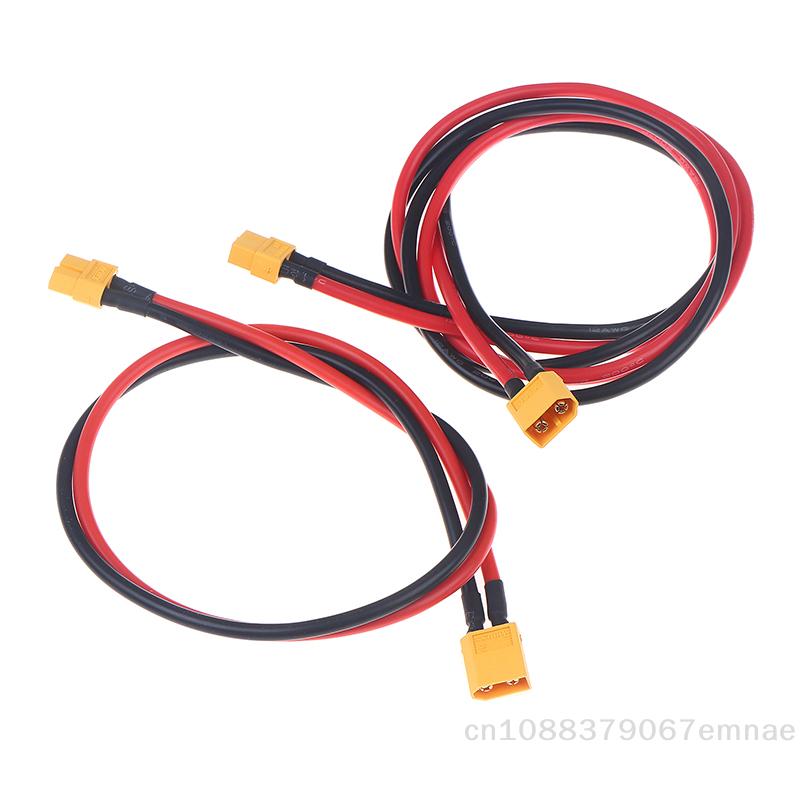 [ZYAS]12AWG XT60 Male Female Conversion Plug Connection Cable 50/100CM Wire Battery Connector For Lipo Battery RC Drone Car Boat