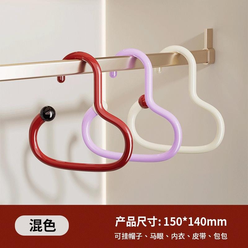

3PCS Dopamine Circular Scarf and Tie Display Stand Multifunctional Hook Suitable for Bedroom Storage of Scarves and Tie Racks
