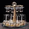 Shangqi Premium Baijiu Glassware Set with Rotating Caddy