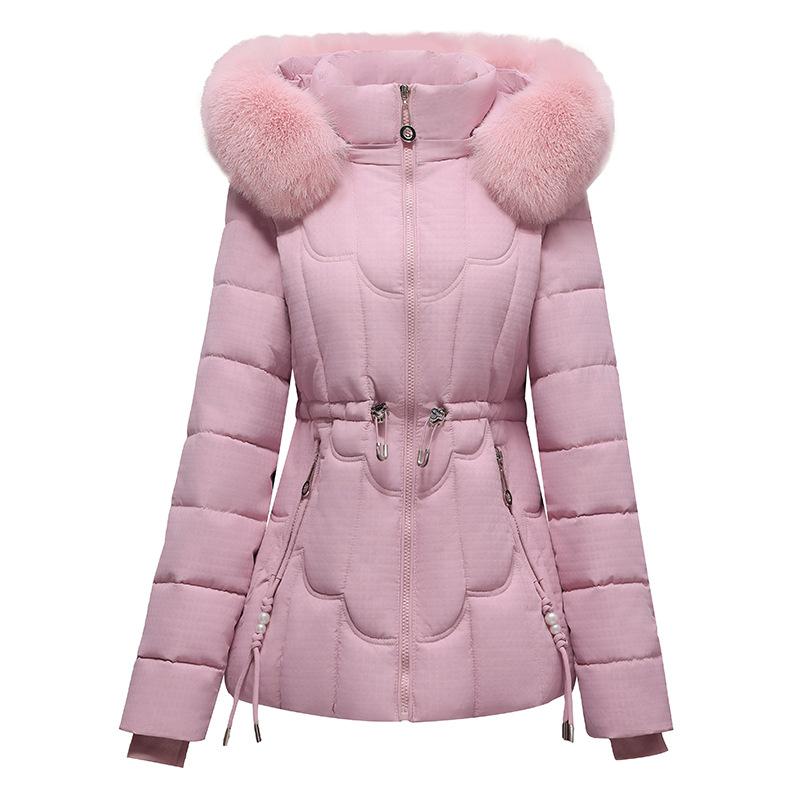 Winter Down Jacket Women Parkas Fashion High-Quality Warm Cotton Padded Coat Ladies Short Overcoat Hooded Overwear Tops
