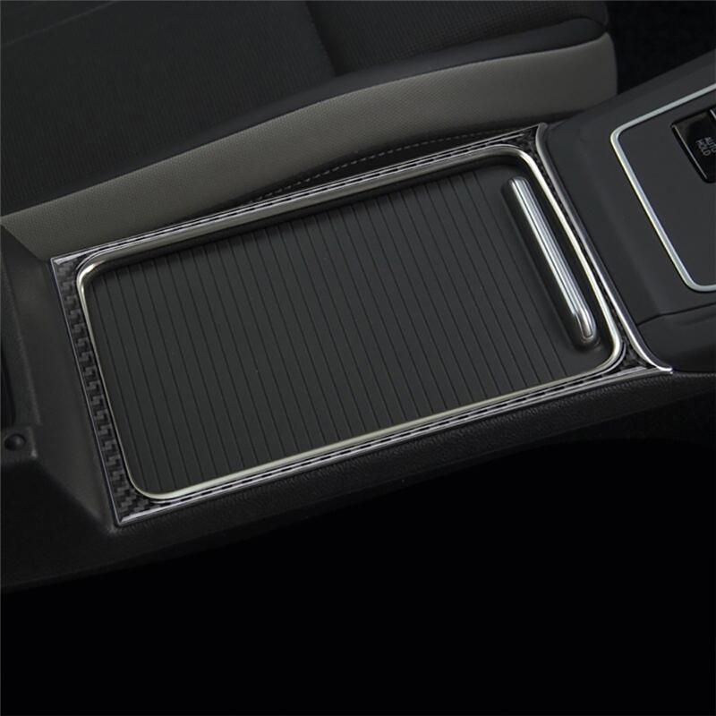 For Volkswagen VW Golf 8 MK8 GTI 2025 Car Carbon Fiber Interior Button Panel Trim Sticker Frame Styling Accessories