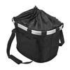 Detachable Bike Basket Waterproof Quick Release Foldable Oxford Cloth Bike Handlebar Basket Small Pet Carrier for Picnic Shopping Camping Cycling