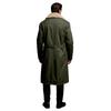 Herren Fleecegefütterter Trenchcoat Langer Warmer Jacke Winddichte Jacke Mantel mit Taschen