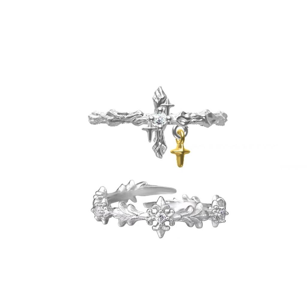 Cross Zirconia Adjustable Ring For Women And Men Fashion Jewelry