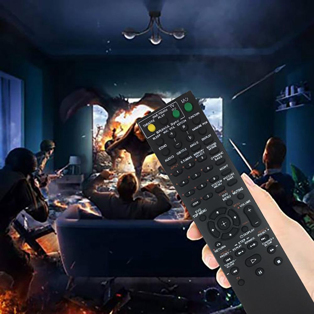 RM-ADU047 10m Range Infrared Remote Controller Ergonomic Remote Control for Sony AV Amplifier