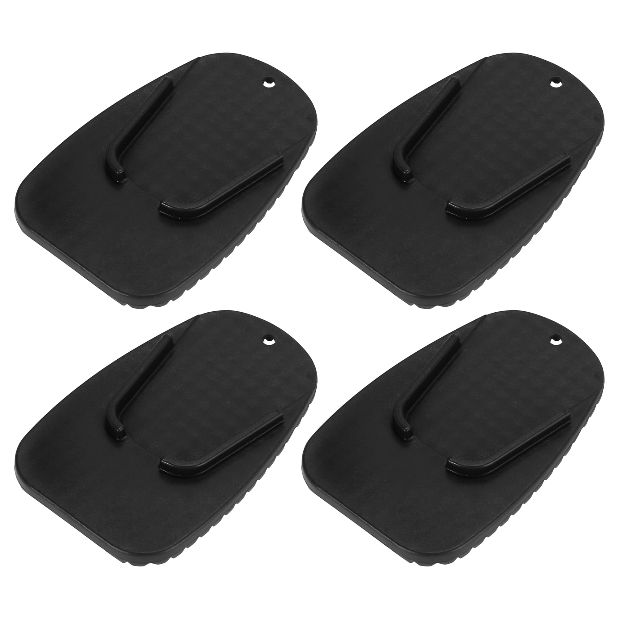 

Motoforti Motorcycle Kickstand Pad Support Plate Pad Parking Side Stand Extension Pad 4pcs Black чёрный
