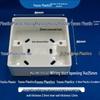 Universal 86 Type Surface Mount Switch and Socket Wiring Box