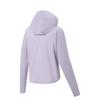 Li Ning Fitness Series Casual Hooded Letter Logo Stitching Fitness Jacket Women Jackets AFDW732-4