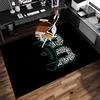New York Jets logo Print Area Rug - Soft, Washable Non-Slip Indoor Mat for Office Chairs, Living Room, Home Office Decorative Rug