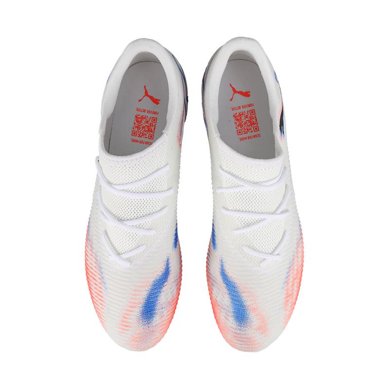 Puma Future 8 Comfortable Versatile Durable Soccer Shoes Unisex Soccer Shoes White Red 10860001