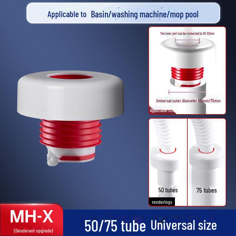 Hansha Anti-Odor Floor Drain Seal for Kitchen & Bathroom Sinks