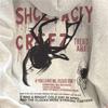 Men's Trendy Spider Print Velvet Hoodie - Autumn/Winter Loose Fit, High-End Feel, Couple's Outerwear.