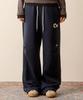 Ebeulisi Pintuck Patchwork Sweatpants (Navy)