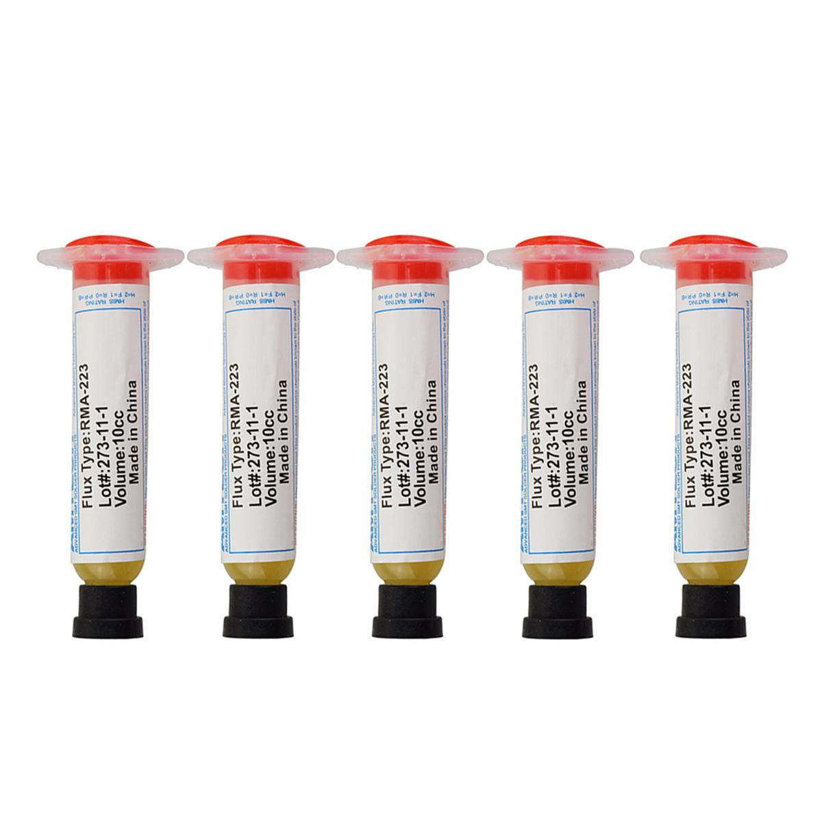 

5шт новий 10cc RMA-223 BGA SMD шприц паяльна паста флюс консистентна паяльна паста