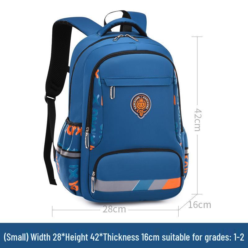 Waterproof Lightweight School Backpack for Boys - Large Capacity, Burden-Reducing Design
