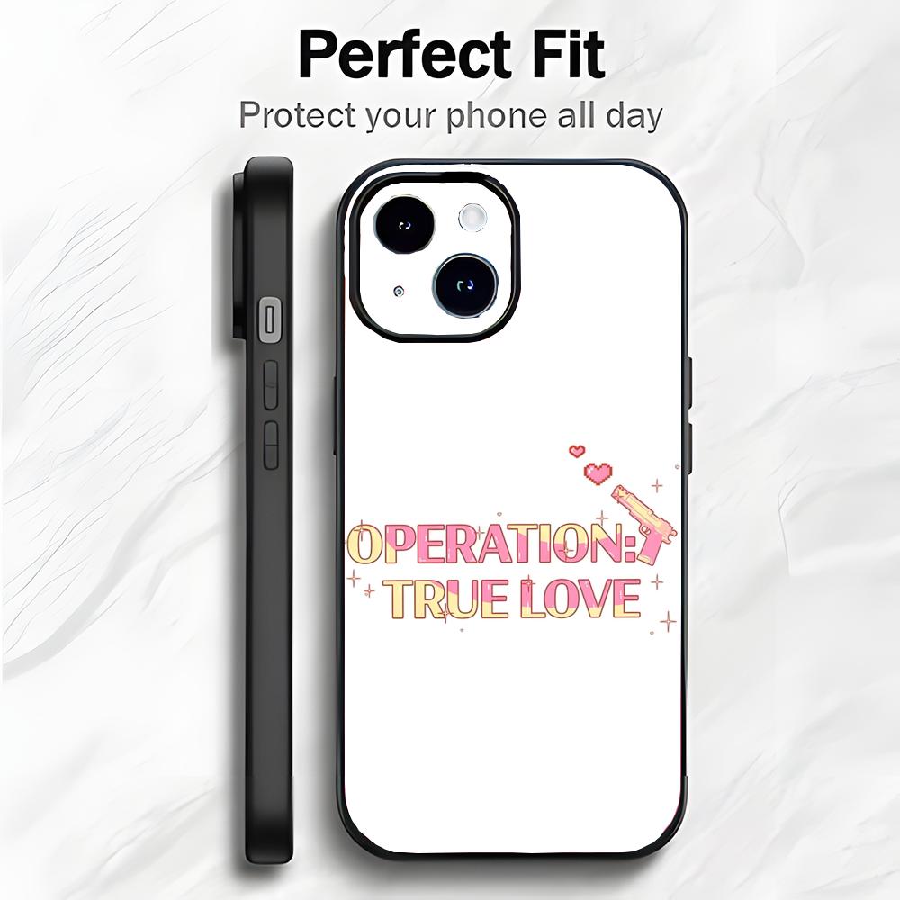 Romantischer Manhwa O-Operation Wahre Liebe Handyhülle Handyhülle Weiche Verpackung Leicht Für iPhone17 16 15 14 13ProMax