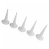 Pack of 10 Plastic Caulk Nozzles with Glue Mouth for Construction Tools