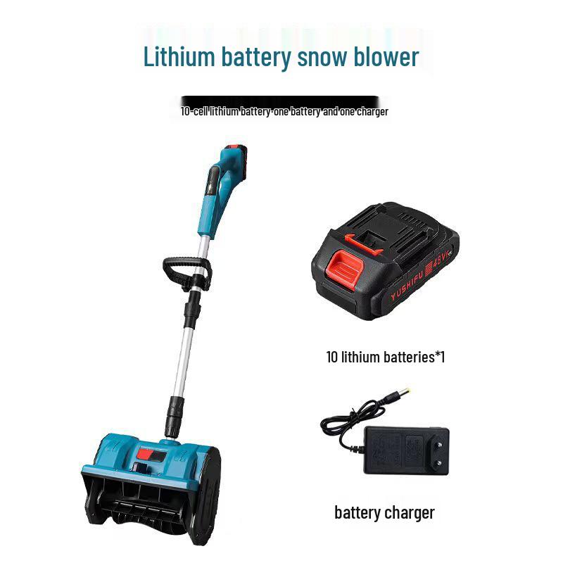 Portable Multifunctional Lithium Battery Snow Blower with Folding Shovel