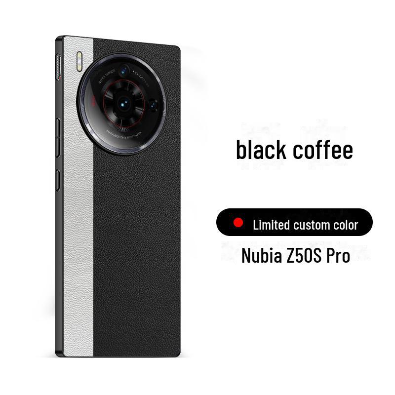 Nubia Z50S Pro/Z60S Pro Anti-Fall-Schutzhülle aus Leder, limitierte Auflage, gespleißtes Design