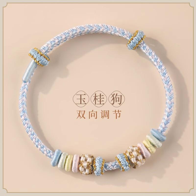 Handmade Adjustable Knot Bracelet Women Men Ethnic Style Red Cord Woven Friendship Jewelry Gift