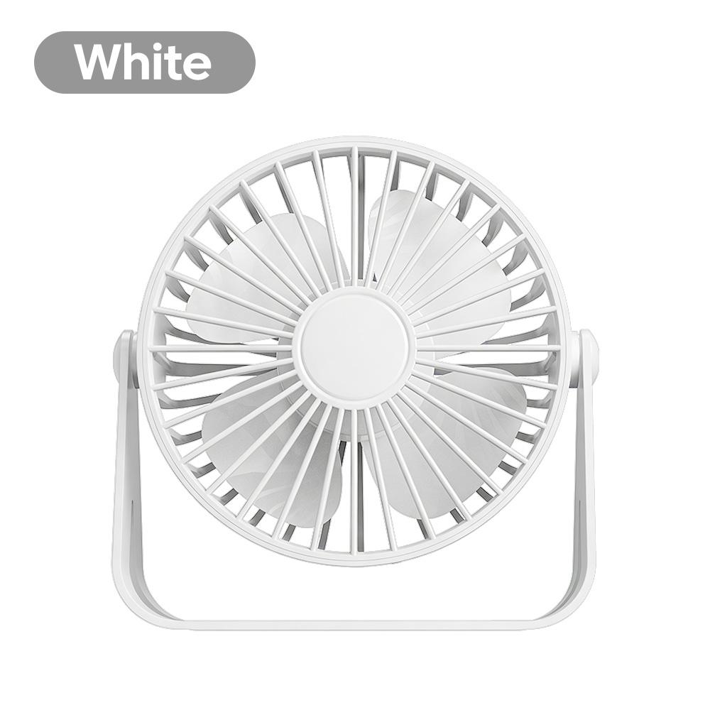 Desk Mini Portable Fan USB Rechargeable Fan Quiet Desk Table Personal Fan Home Office Student Dormitory Camping Electric Fans