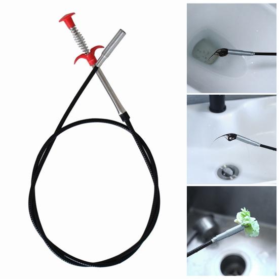 Pipe Cleaner Grabber Tool Easy Claw Pick Up Flexible Metal Tubes 0.7cm Diameter 4 Claws Metal Tube Grabber