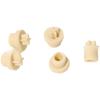 5Pcs Duckbill Check Valve Replacement For Stenner Pump, Synthetic Rubber Water Pump Parts, 7.7x4.7x11mm Beige