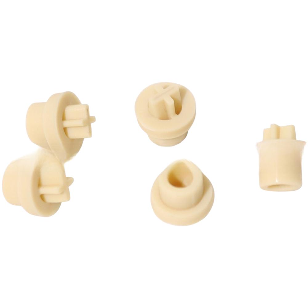 5Pcs Duckbill Check Valve Replacement For Stenner Pump, Synthetic Rubber Water Pump Parts, 7.7x4.7x11mm Beige