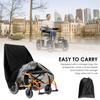Pokrowiec na skuter inwalidzki Wodoodporny Pokrowiec do przechowywania wózka inwalidzkiego 210D Tkanina Oxford Pyłoszczelny Śnieg Deszcz Promienie słoneczne Pokrowiec na krzesło elektryczne