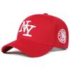 Men Letter NY Side NEW YORK Embroidered Baseball Cap Outdoor Adjustable Sunscreen Leisure Hat Spring Autumn Travel Tourism Beach Vacation