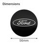 Car Sticker Ford 4PCS 56mm Car Wheel Hub Center Caps Sticker Emblem Decal For Ford Focus 2 3 MK3 MK4 ST Fiesta Kuga Explorer Mon