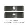 Car Decals Accessories Aluminum Alloy Emblem Auto Body Stickers Decoration For Skoda VRS Octavia 1 2 3 A7 A5 Fabia Rapid Superb