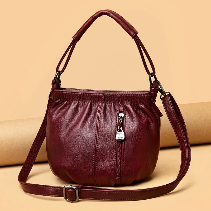 Tasche, Damentasche, neue Umhängetasche, Damen-Umhängetasche, kleine Tasche, Retro- und vielseitige Mama-Tasche