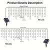Solar-Powered Christmas LED String Lights for Outdoor Garden and Courtyard Decor