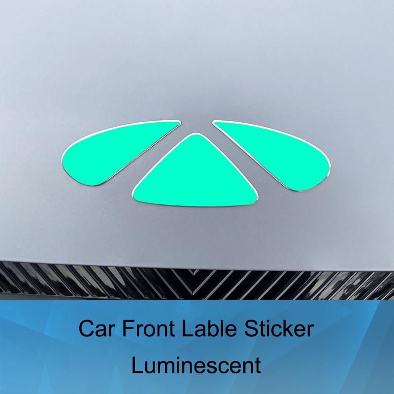For Chery Fulwin A9L Car Front Lable Sticker Blackened Hood Steering Wheel Emblem Decal Interior Exterior Decoration Accessories