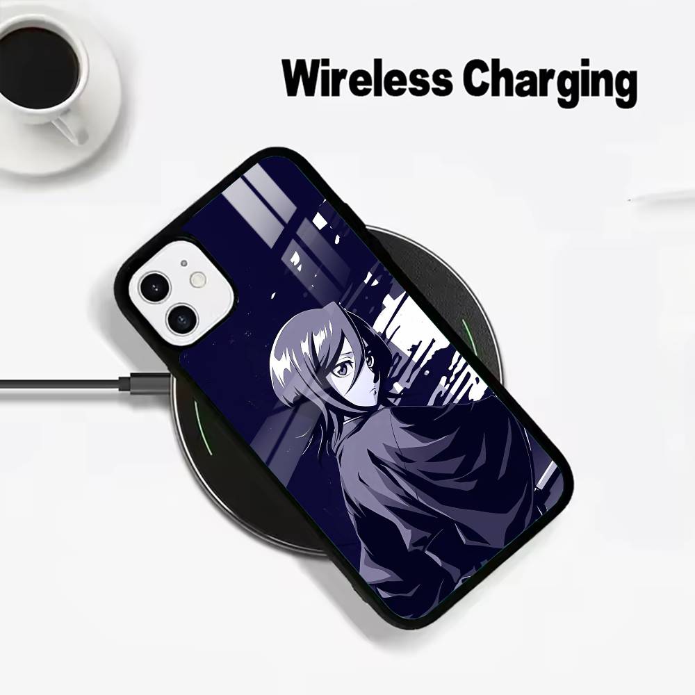 B-Bleach- anime-Rukia- Kuchiki Für IPhone17 16 15 14 13 12 11 Plus Pro Max Plus Kabelloses Ladegerät Handyhülle
