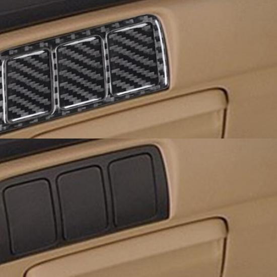 Carbon Fiber Interior Sunroof Console Cover Trim For Honda Accord Sedan 2003-07