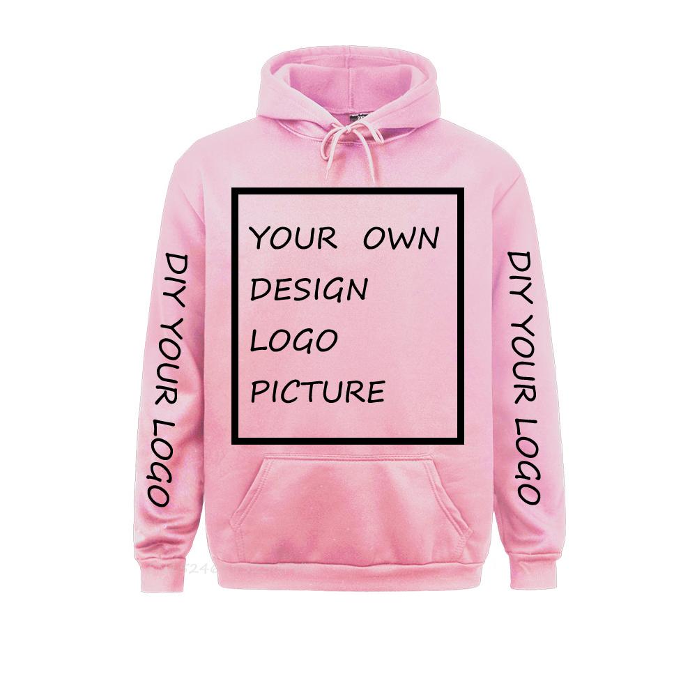 Diy YOUR OWN DESIGN Hoodie Men Women Long Sleeve Pullover Hoodie Camisa LOGO DIY02 Hoodies