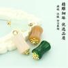 New Chinese Imitation Jade Glass Bracelet Pendant Jewelry Clothing Jewelry Hanfu Song Jin Diy Handmade Accessories Pendant