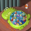 Imitation Magnetic Dinosaur Fishing Plate Toys Play Rod Game Toys For Children Baby Montessori With Rod Kids Educational Gift